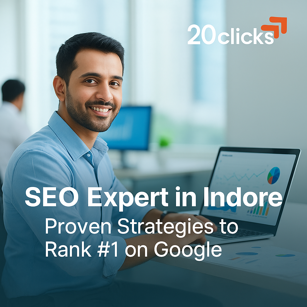 SEO Expert in Indore analyzing website performance to improve Google rankings